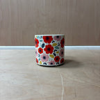 Poppy fields ceramic indoor plant pot