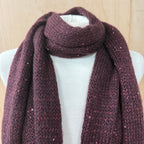 Marks & spencer maroon coloured sequin scarf
