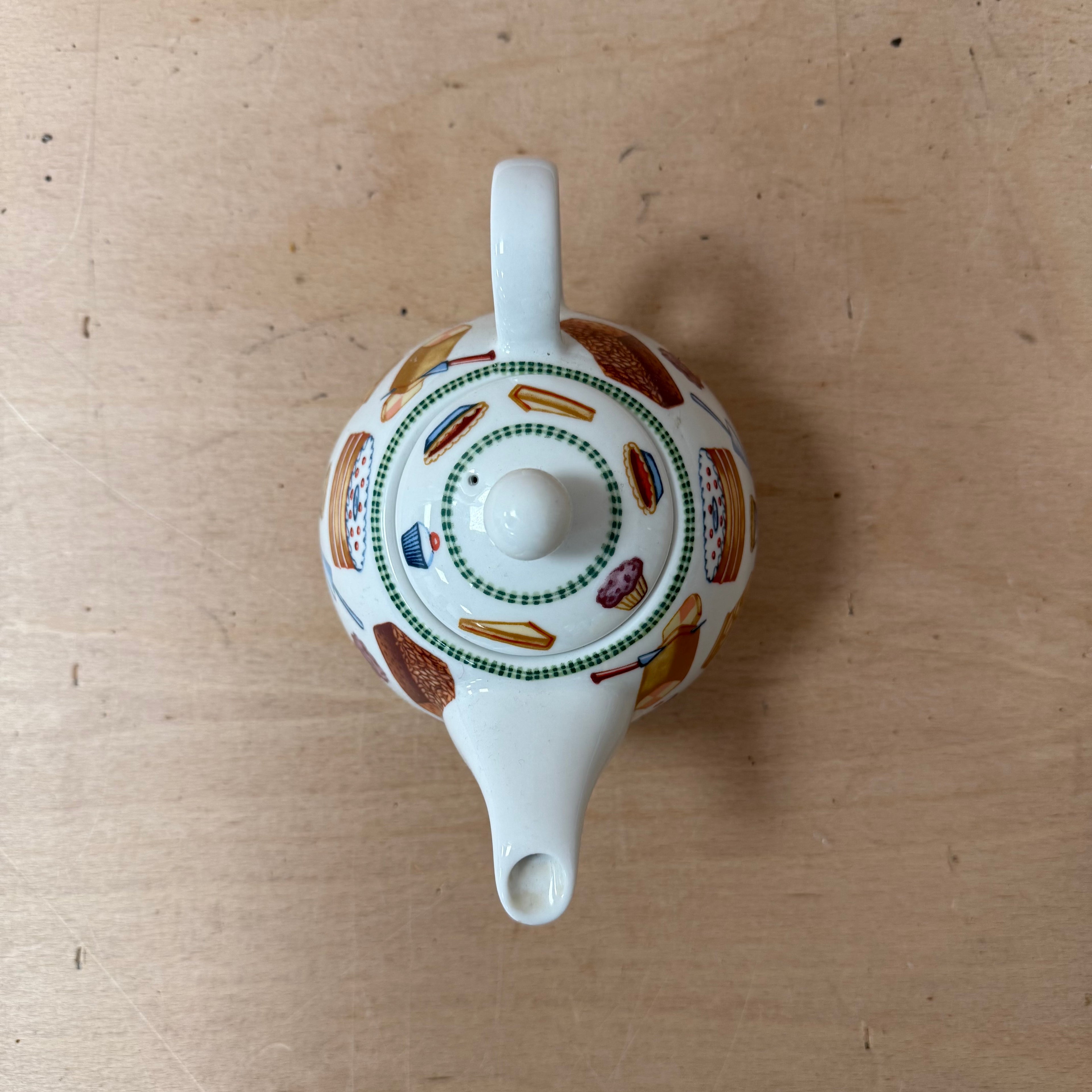 Vintage tea for one by royal worcester tea pot cake theme