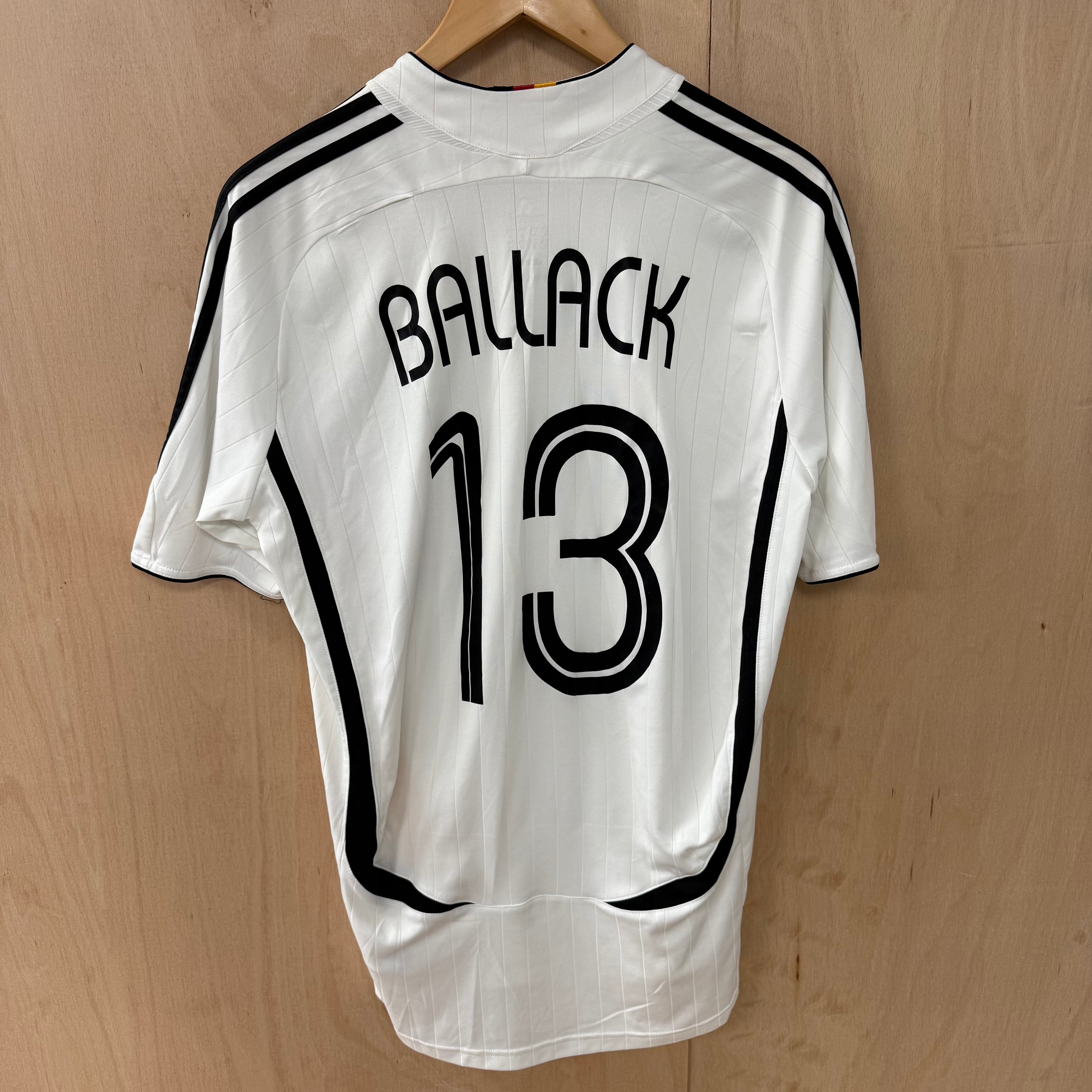 Germany 2006 home shirt jersey adidas #13 ballack vintage football