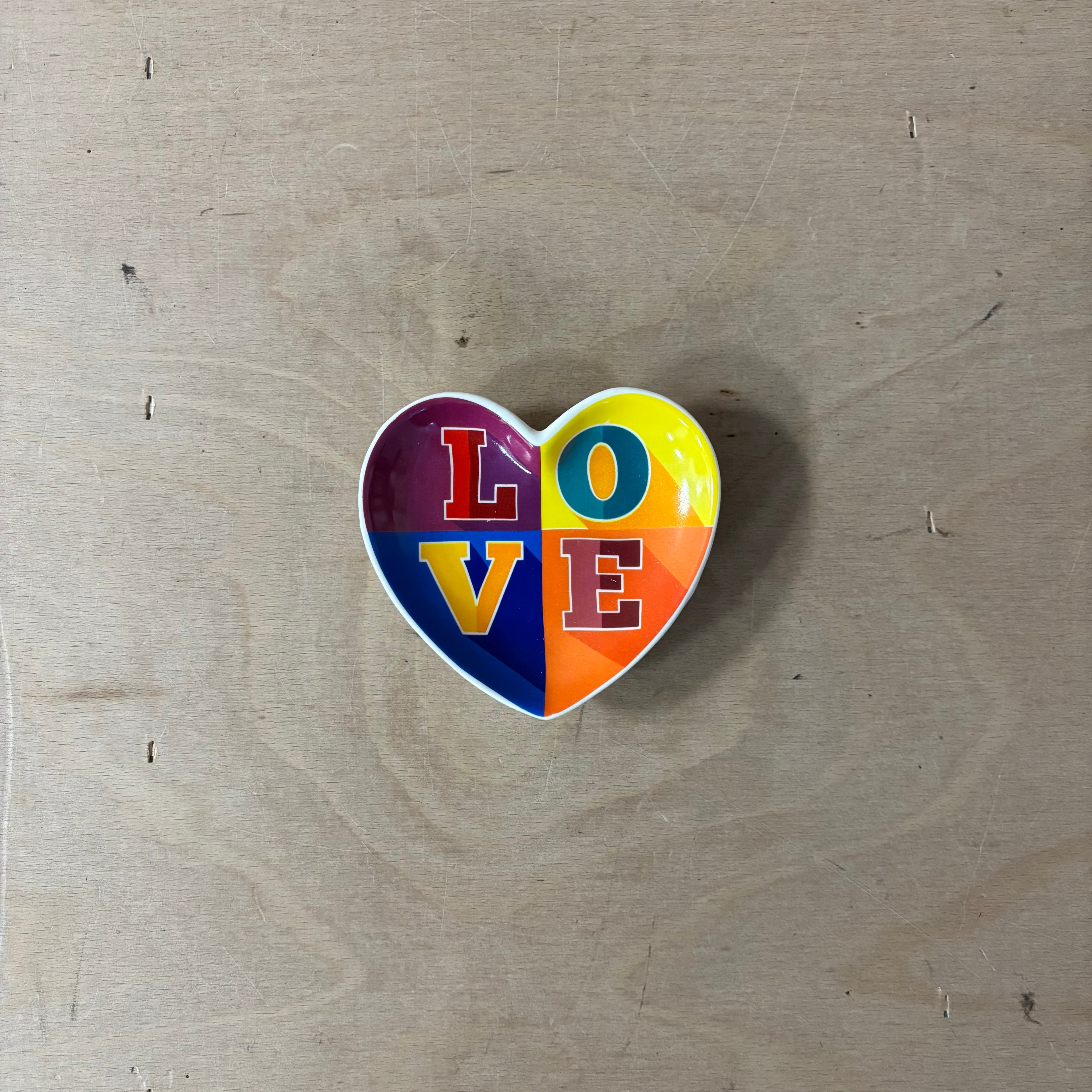 LOVE heart shaped trinket dish