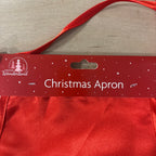 Festive kids wonderland christmas apron santa
