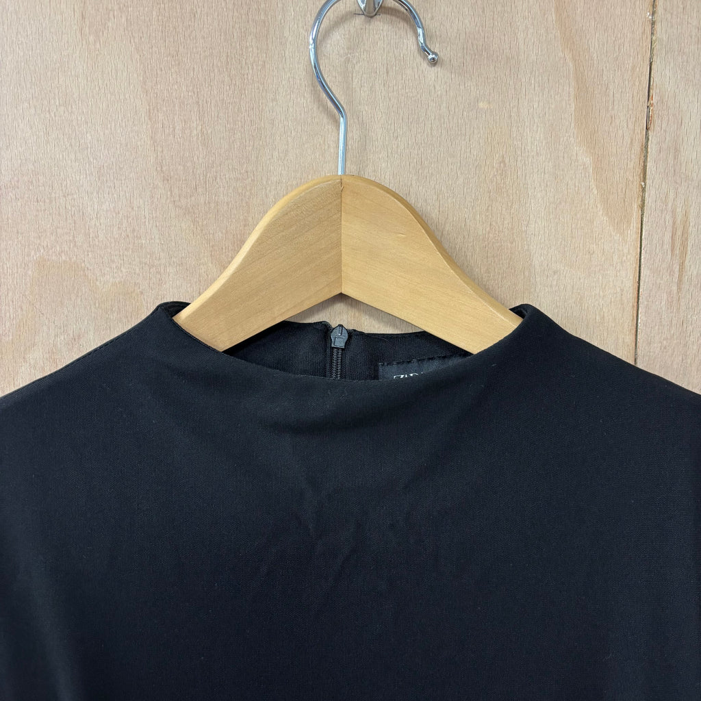 Zara black long-sleeve dress size medium