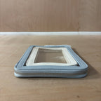 Stackers blue and ice white clear pouch set