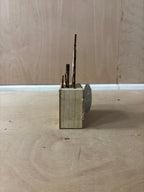 Festive wooden christmas countdown calendar