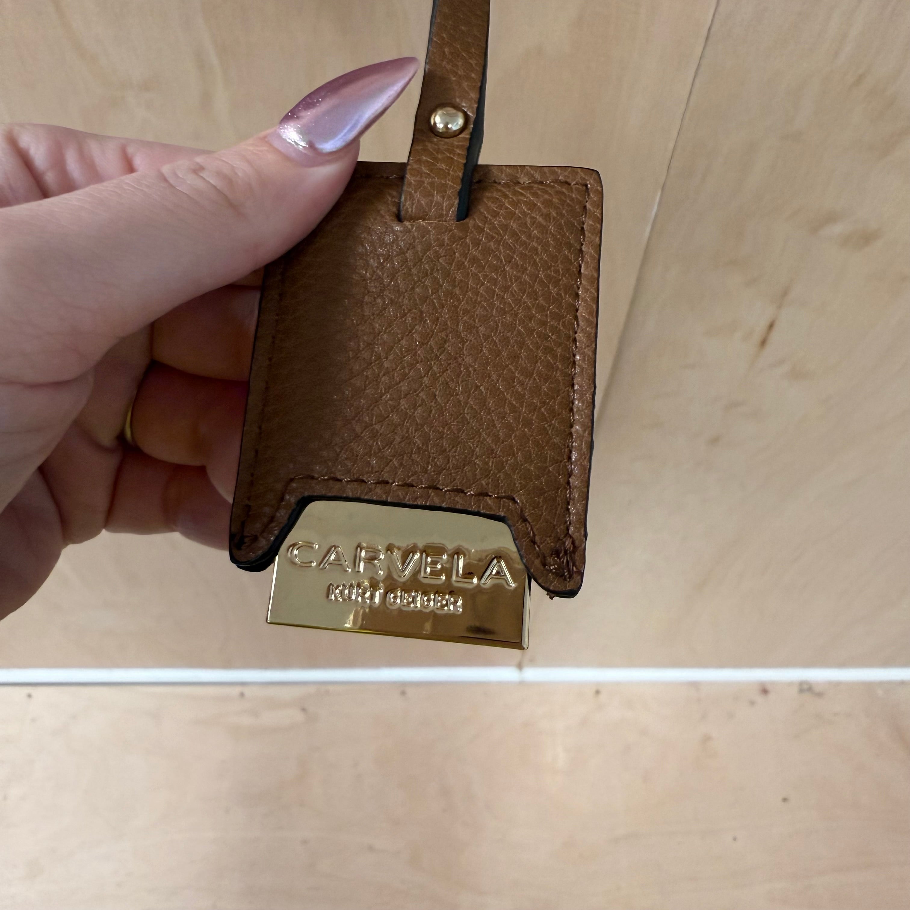 Carvela tan faux leather handbag tote shoulder bag