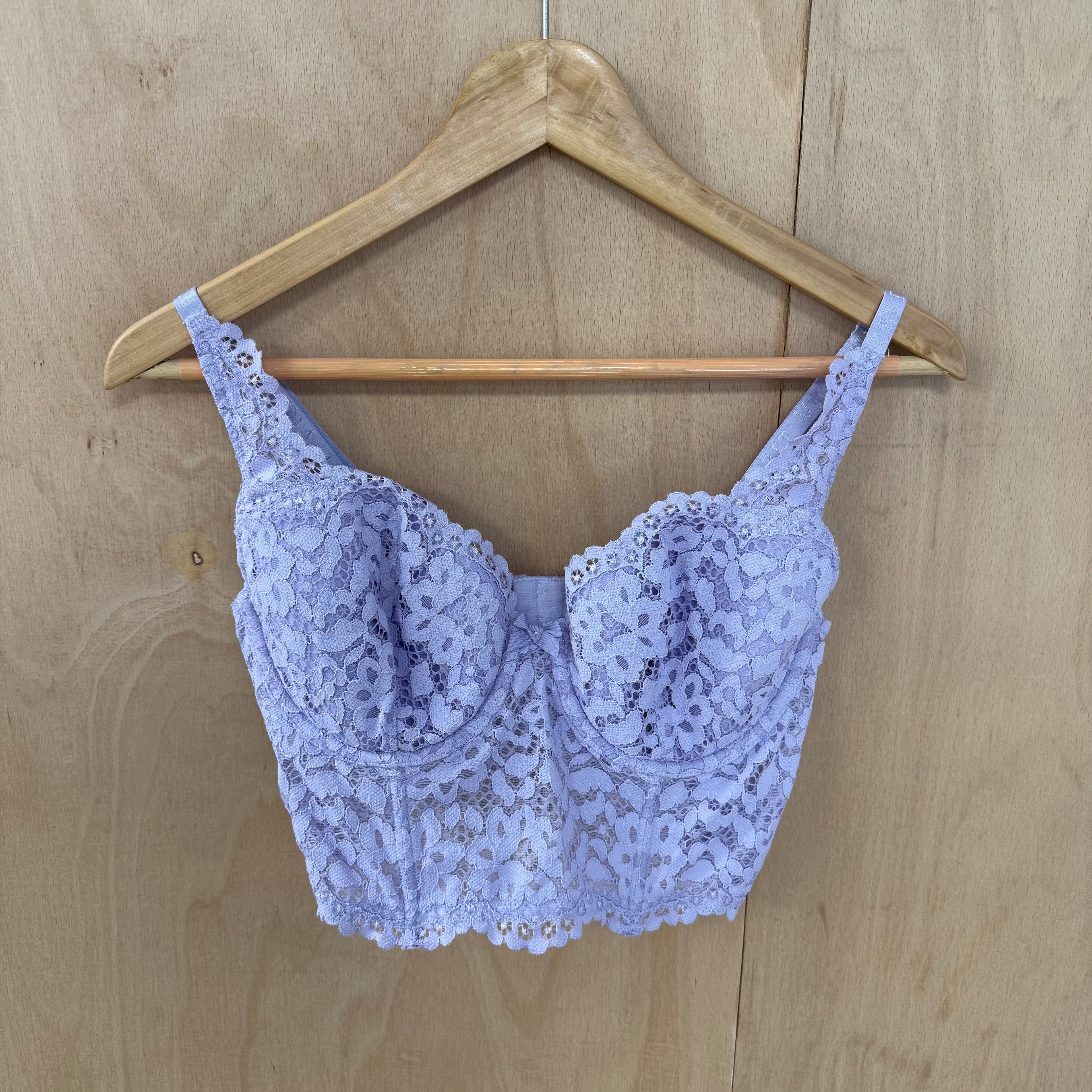 Victoria secret purple lace bralette size 34D