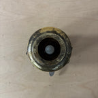 Festive merry christmas gold lantern