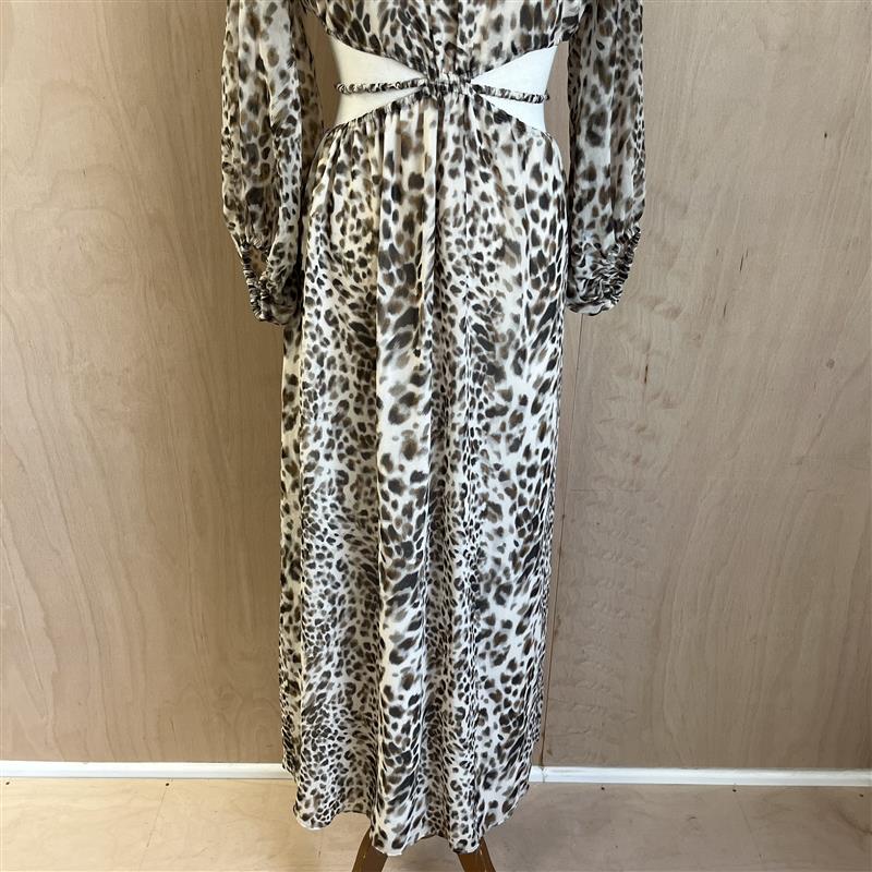 Brand New Zara Animal Print Backless Dress