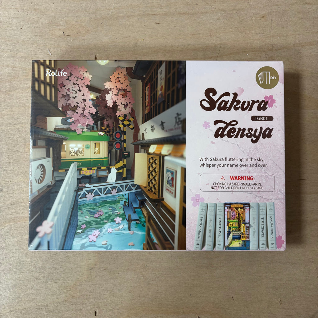 Rolife 3D creative bookends sakura densya