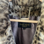 Cadari leopard print gilet size small