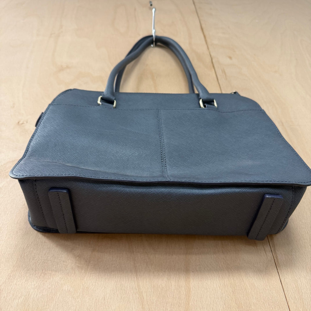 Radley leather blue double strap shoulder bag