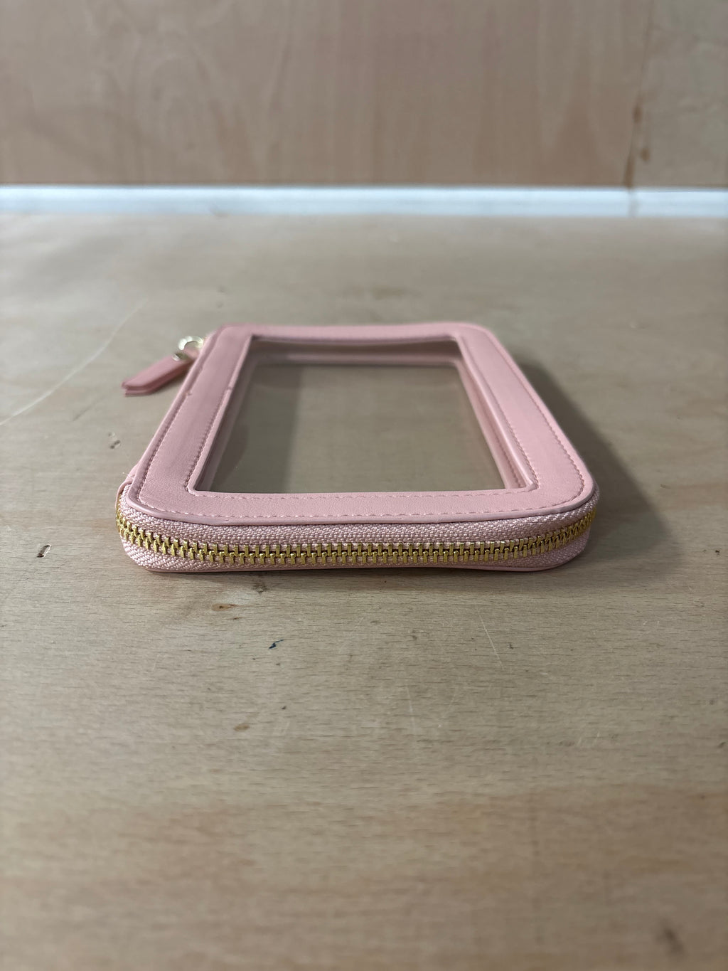 Stackers red and pink clear pouch set