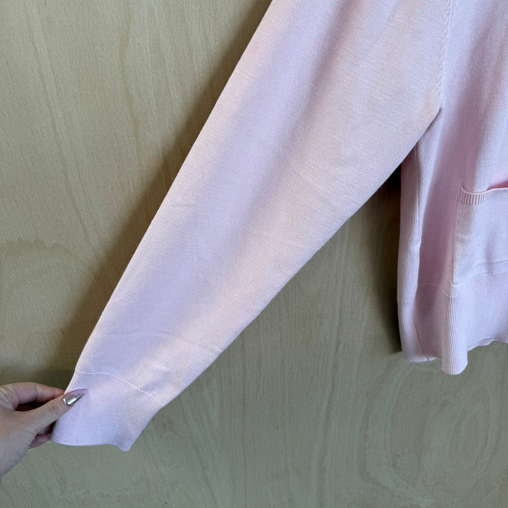 Nobody's child pale pink cardigan size medium