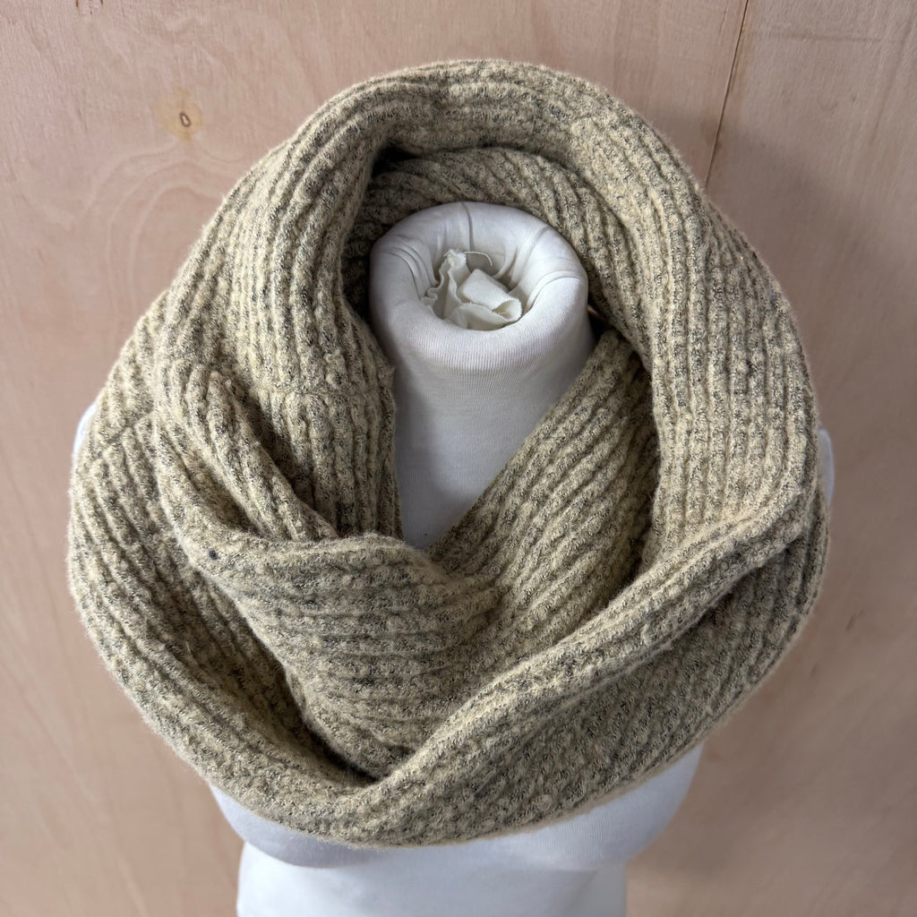M&S camel knitted scarf neck wrap