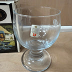 Holme gaard of copenhagen glass vintage glass goblet boxed