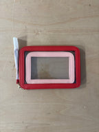 Stackers red and pink clear pouch set