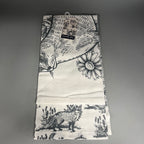 Woodland forest tea towel
