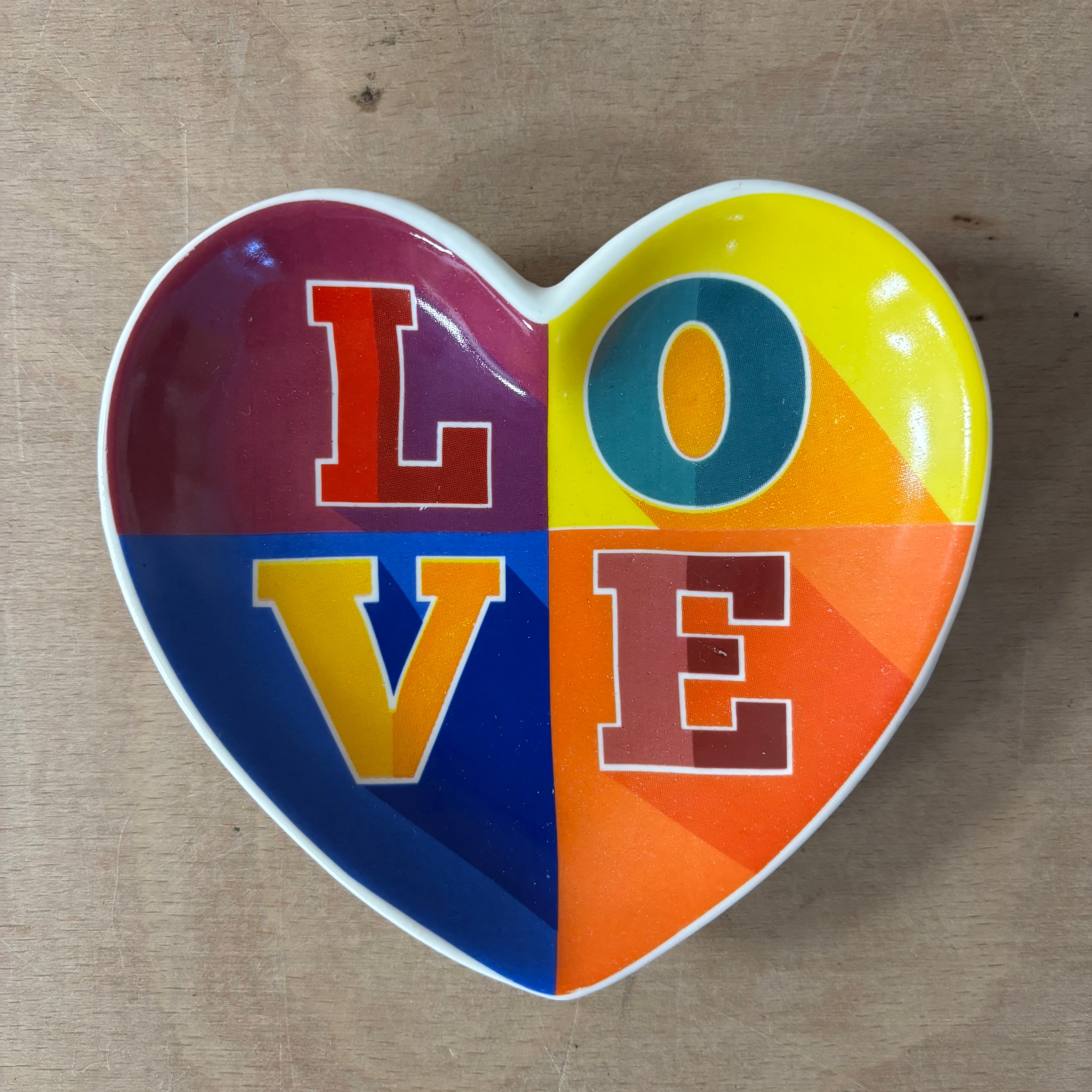 LOVE heart shaped trinket dish