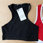 Zara sports top bundle x 2 size medium red and black