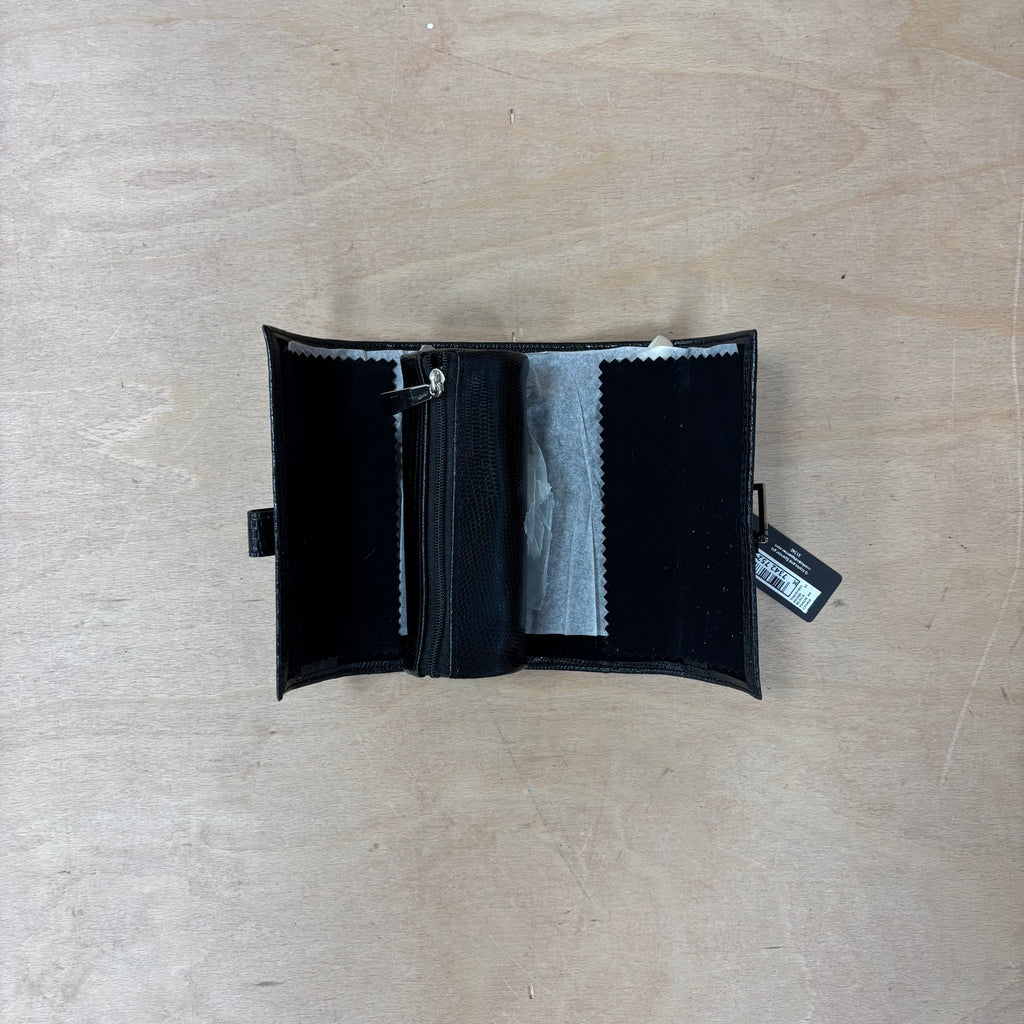 Marks & spencer luxury black leather jewellery roll new