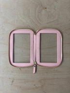 Stackers red and pink clear pouch set