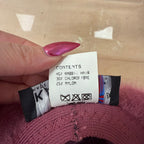 Kangol vintage fluffy berry coloured hat with bow