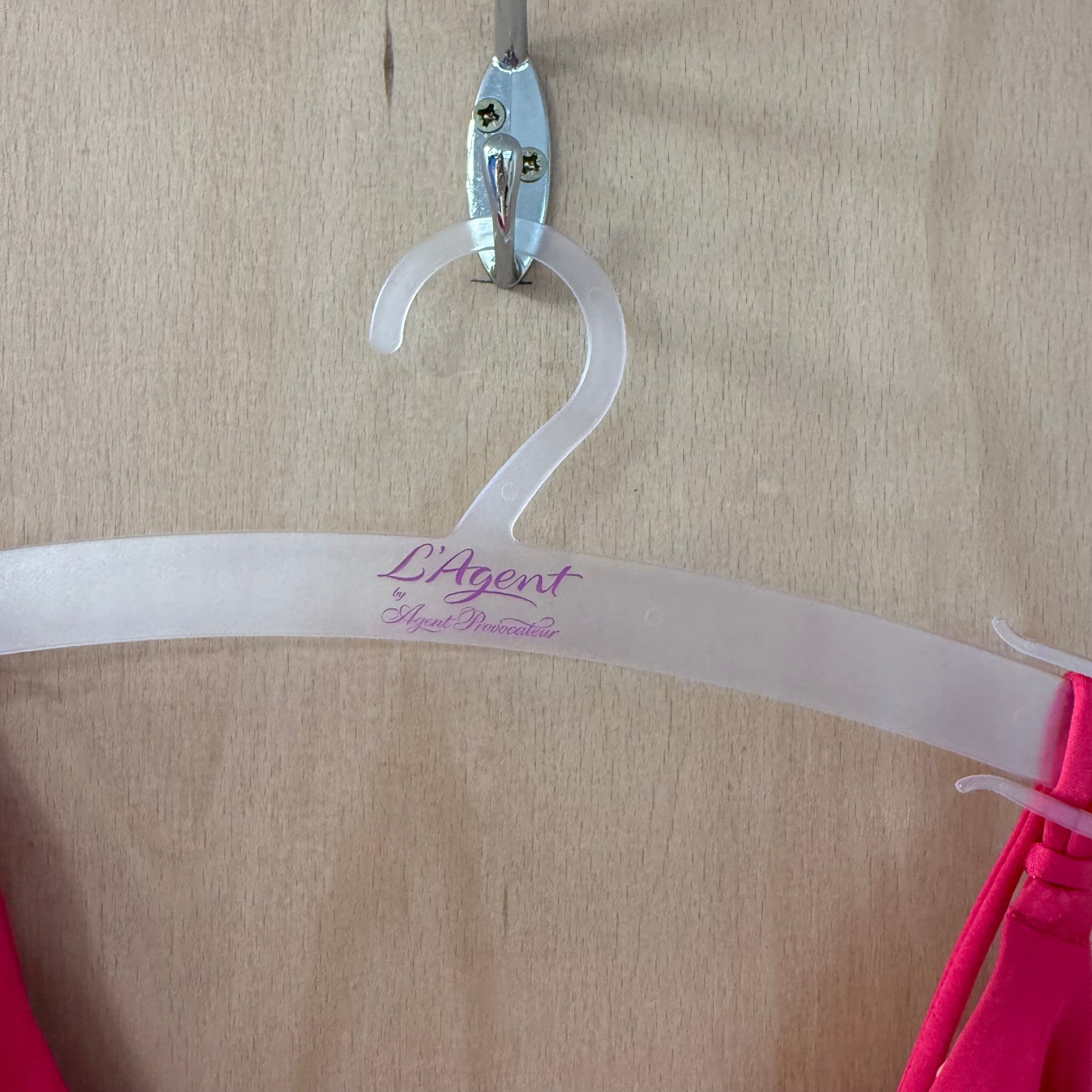 L'Agent provocateur pink bikini top size M brand new