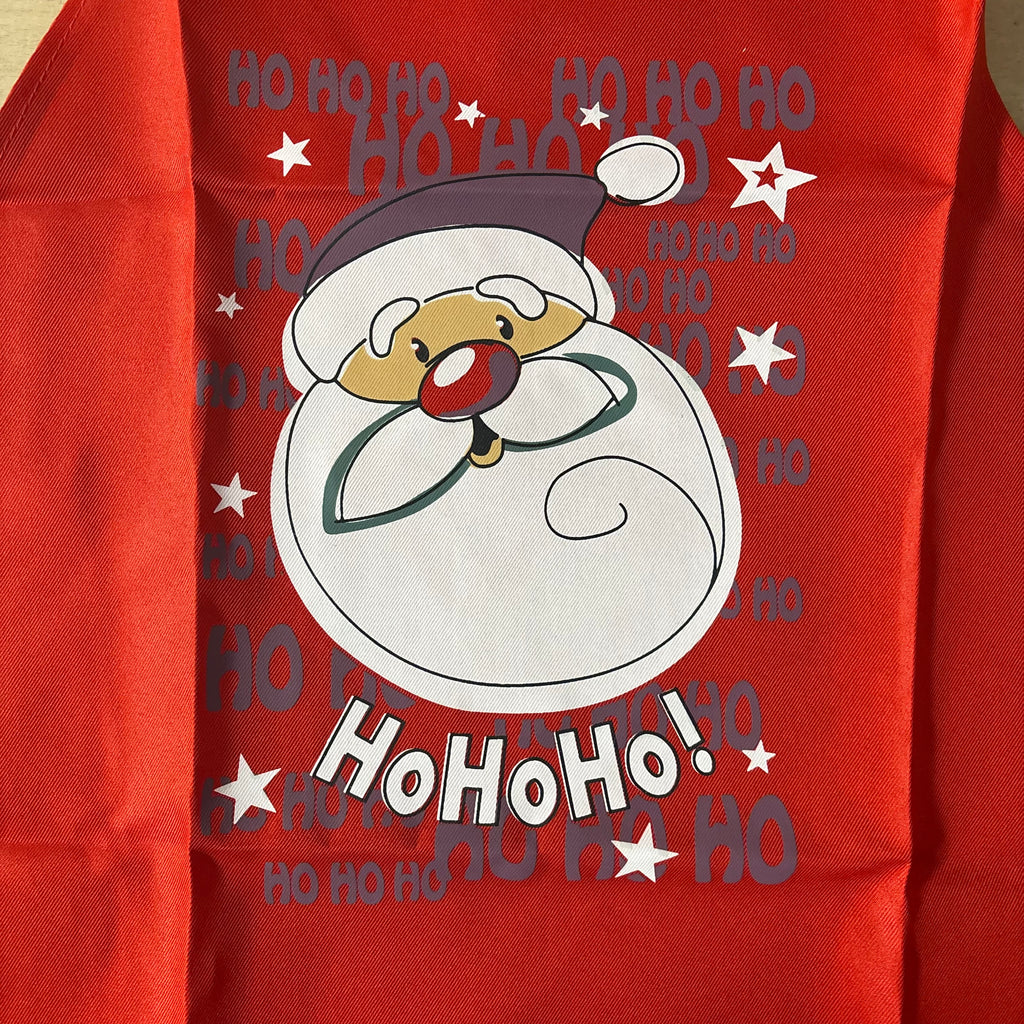 Festive magic adult christmas apron santa pattern
