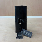 Marks & spencer luxury black leather jewellery roll new