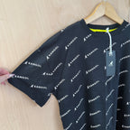 Kangol graphic print shirt dress size 8 brand new