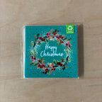 Christmas berry wreath 10 pack christmas cards