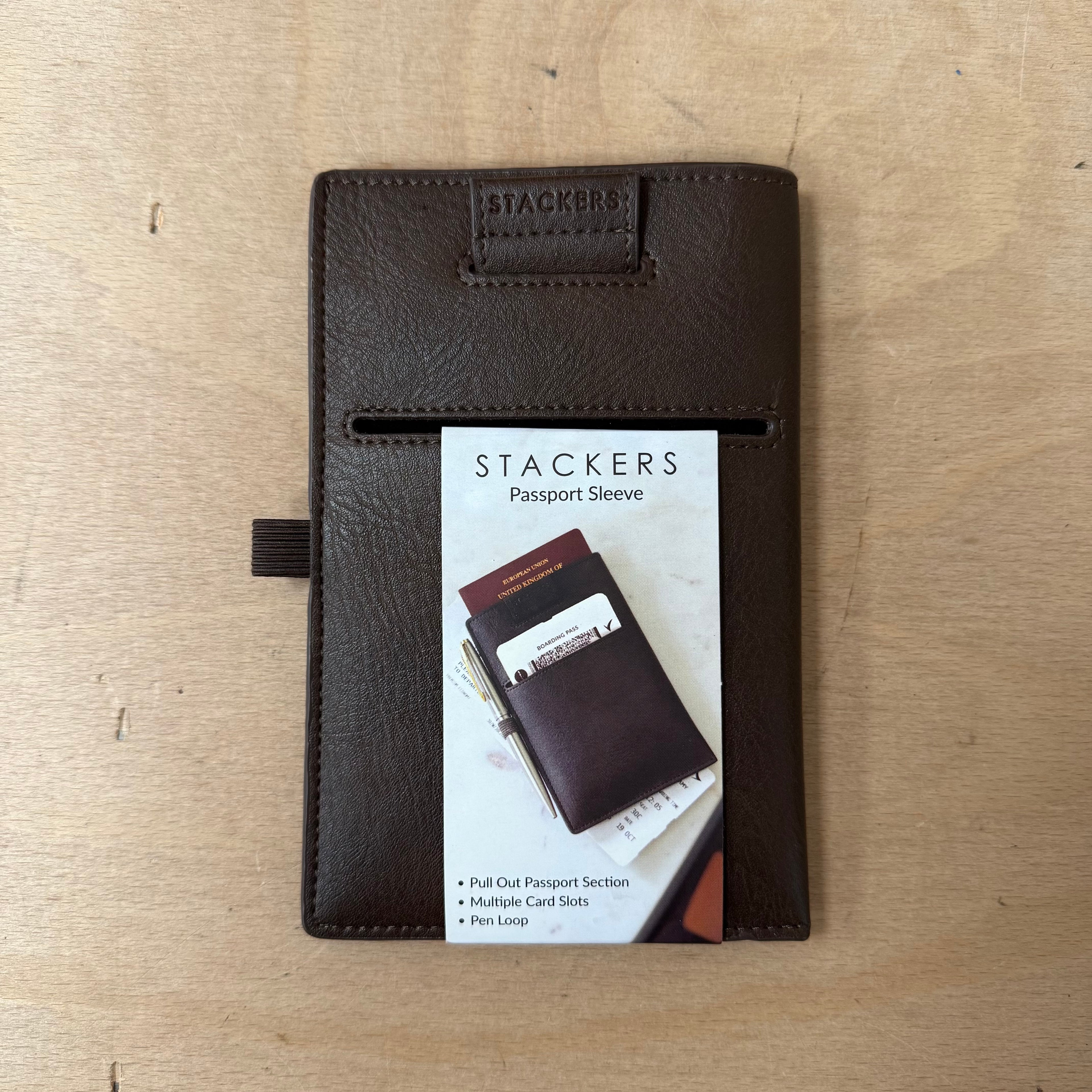 Stackers brown leather travel bundle perfect xmas gift