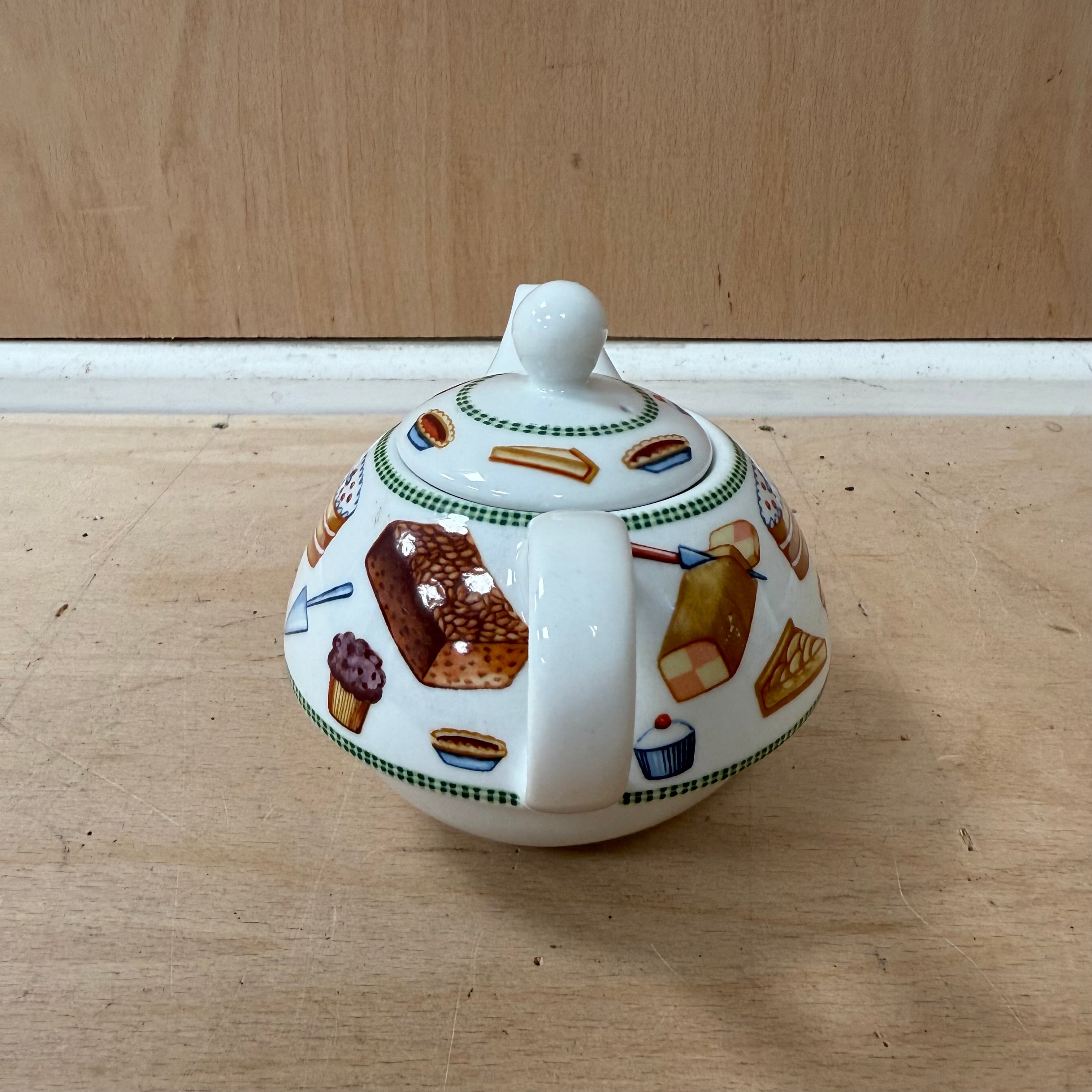 Vintage tea for one by royal worcester tea pot cake theme