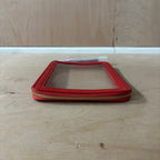 Stackers red clear pouch