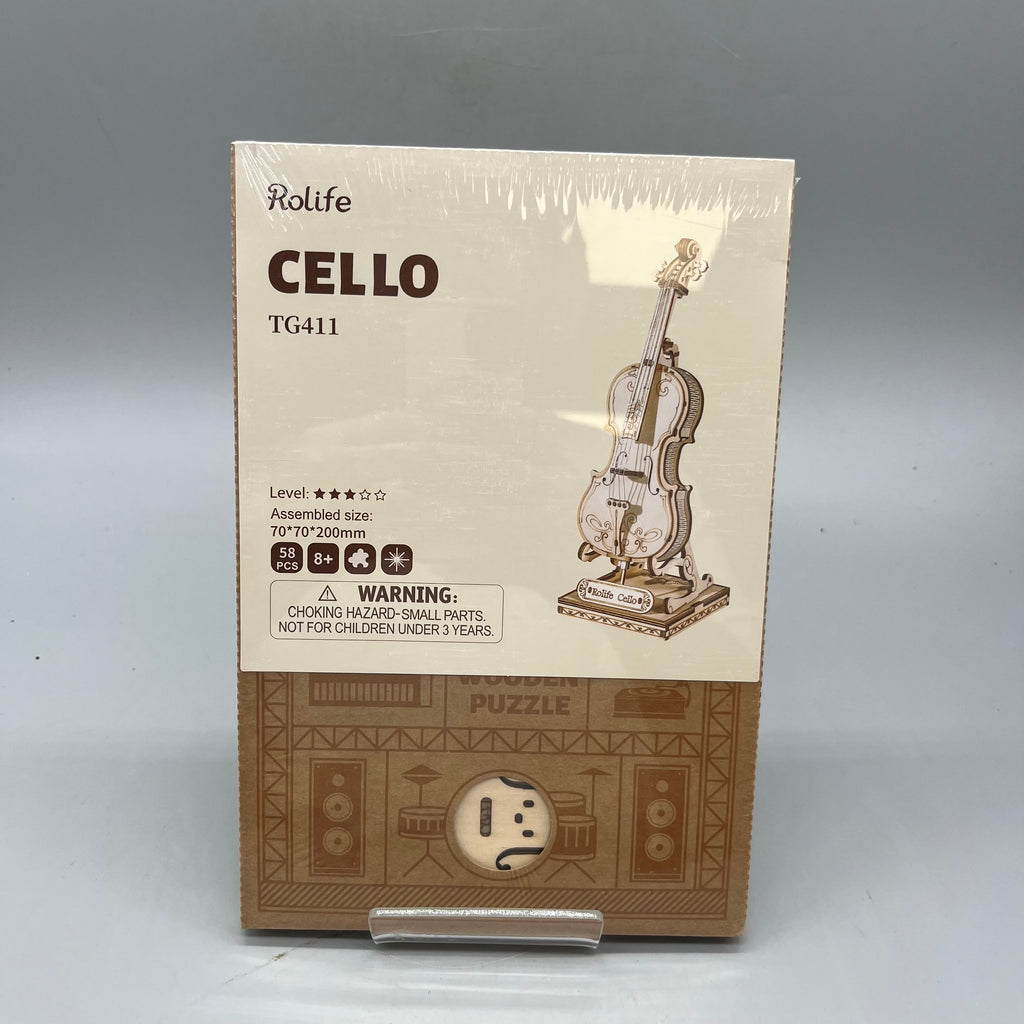 Rolife 3D cello wooden model kit