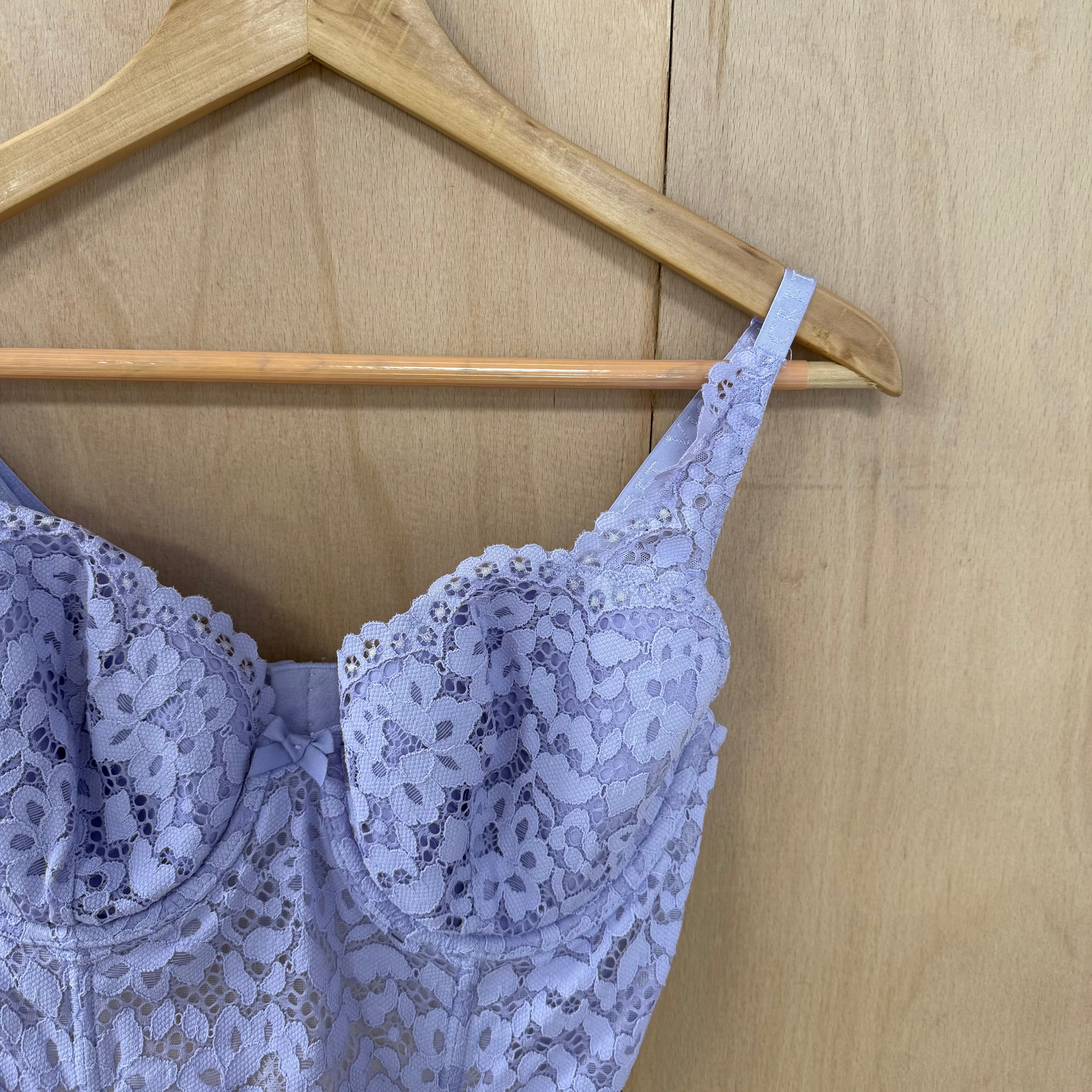 Victoria secret purple lace bralette size 34D