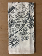 Woodland forest tea towel