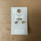 Oliver bonas white & gold stud & loop earrings