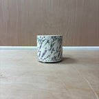 Lavender ceramic indoor plant pot