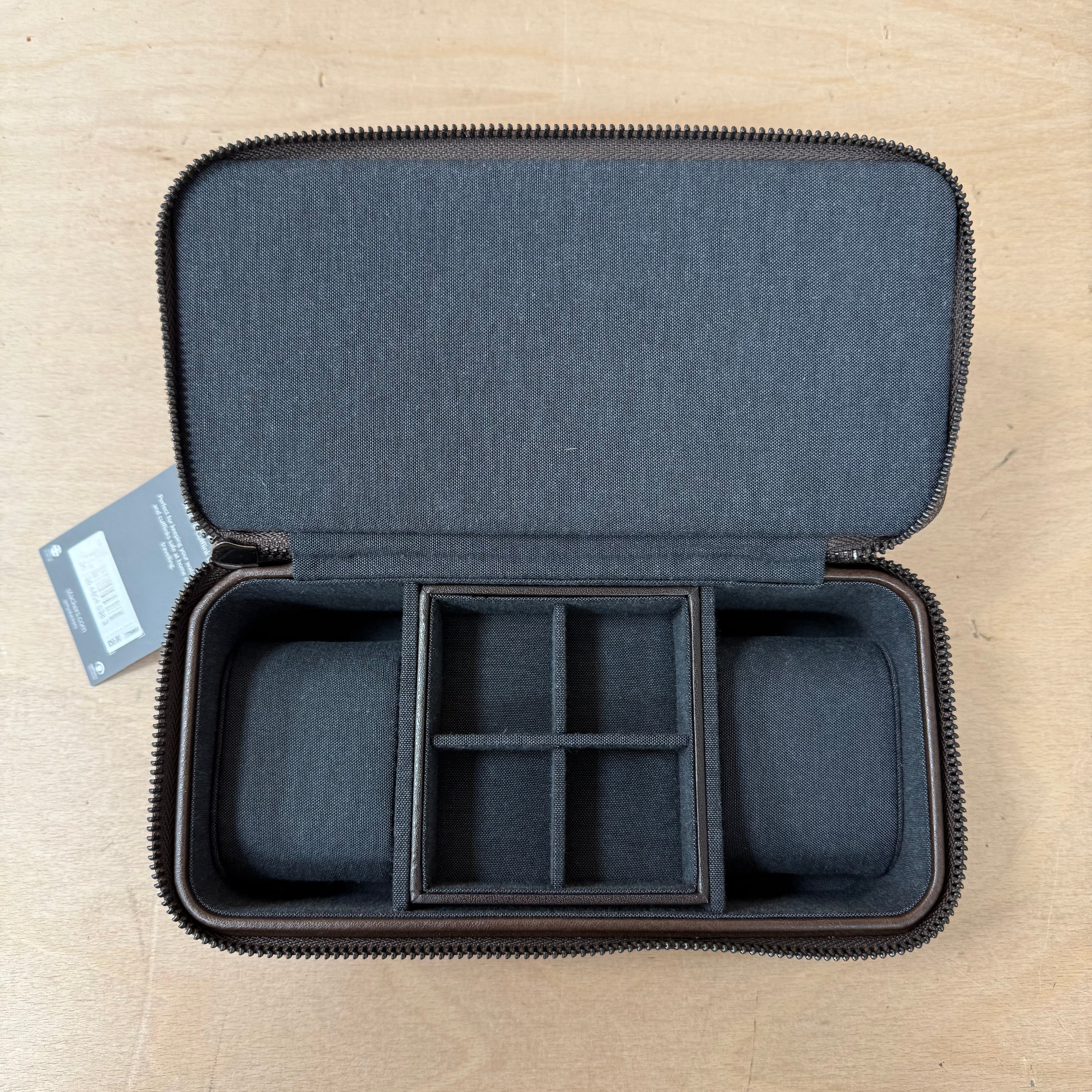 Stackers brown leather travel bundle perfect xmas gift