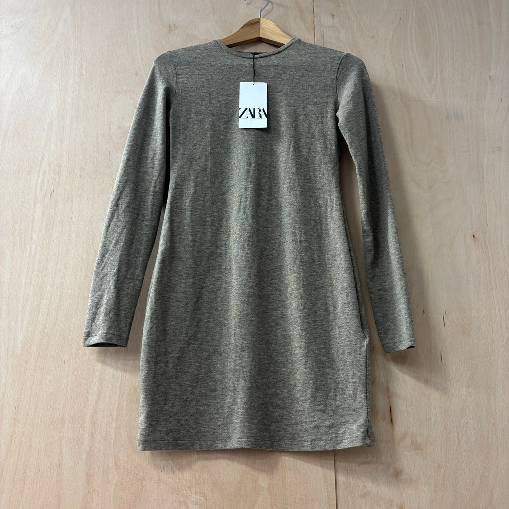 Zara bodycon long-sleeve dress size medium