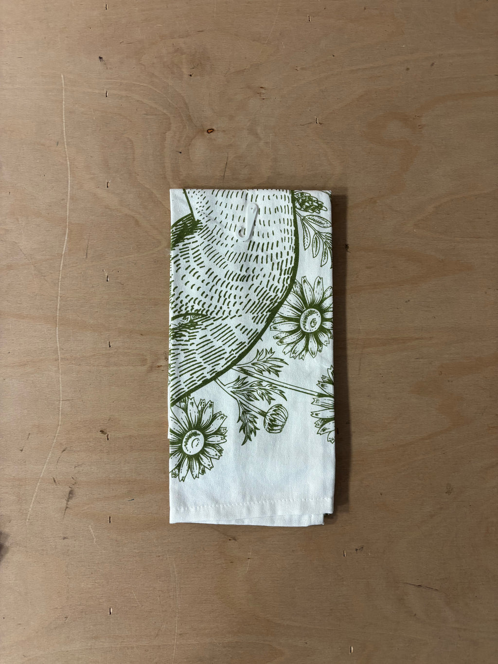 Woodland forest tea towel