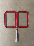 Stackers red and pink clear pouch set