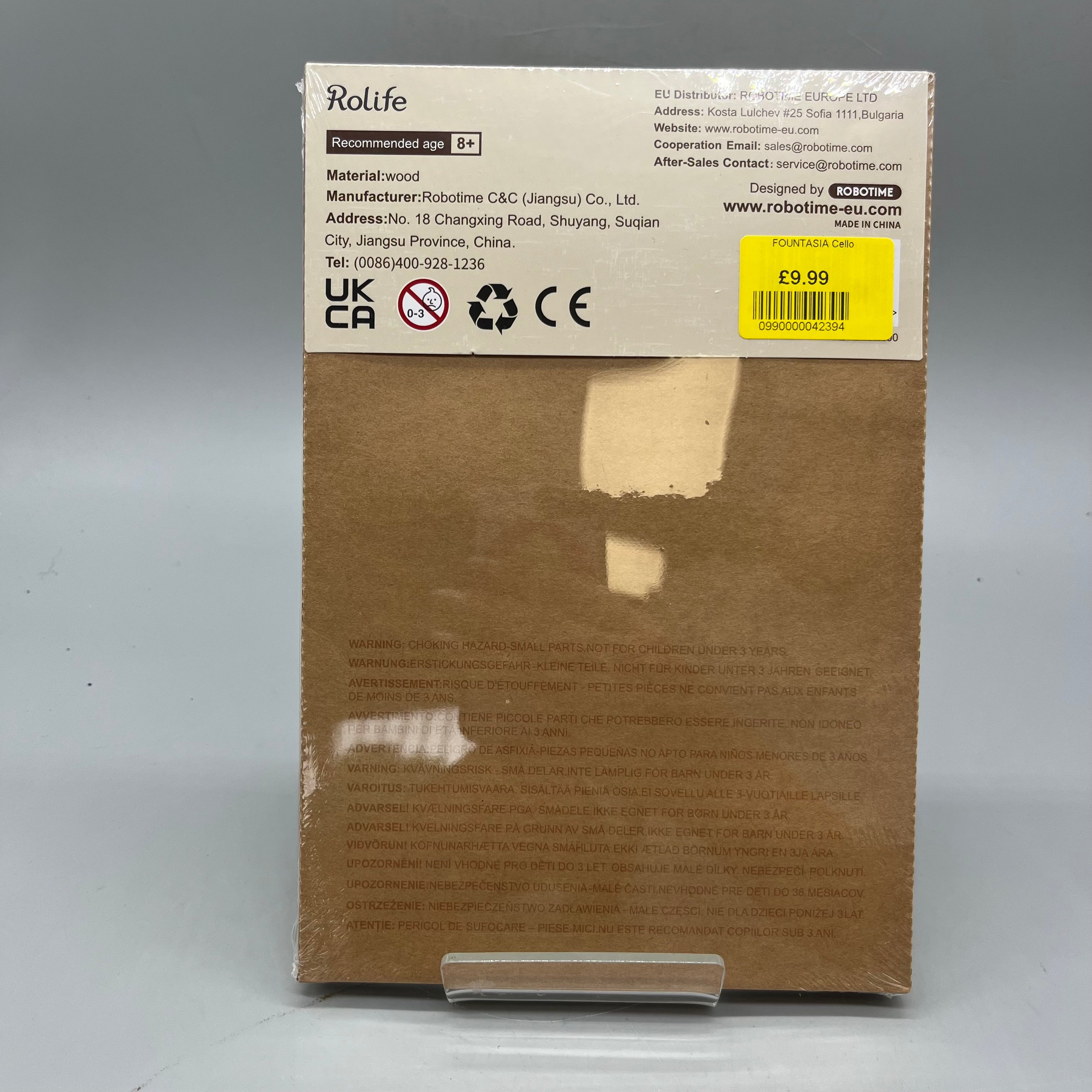Rolife 3D cello wooden model kit
