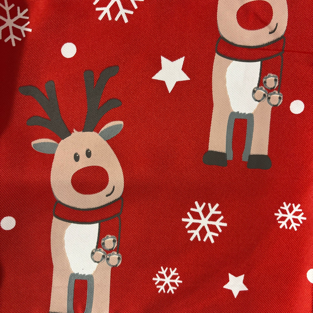Festive magic adult christmas apron reindeer pattern