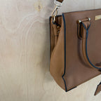 Carvela tan faux leather handbag tote shoulder bag