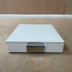 Stackers white leather charm bracelet travel jewellery organiser Xmas gift