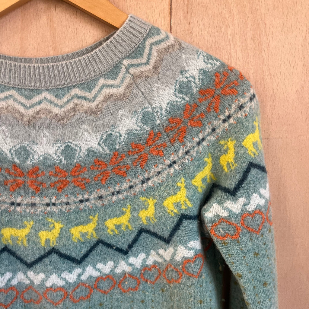 White stuff knitted winter jumper size 12