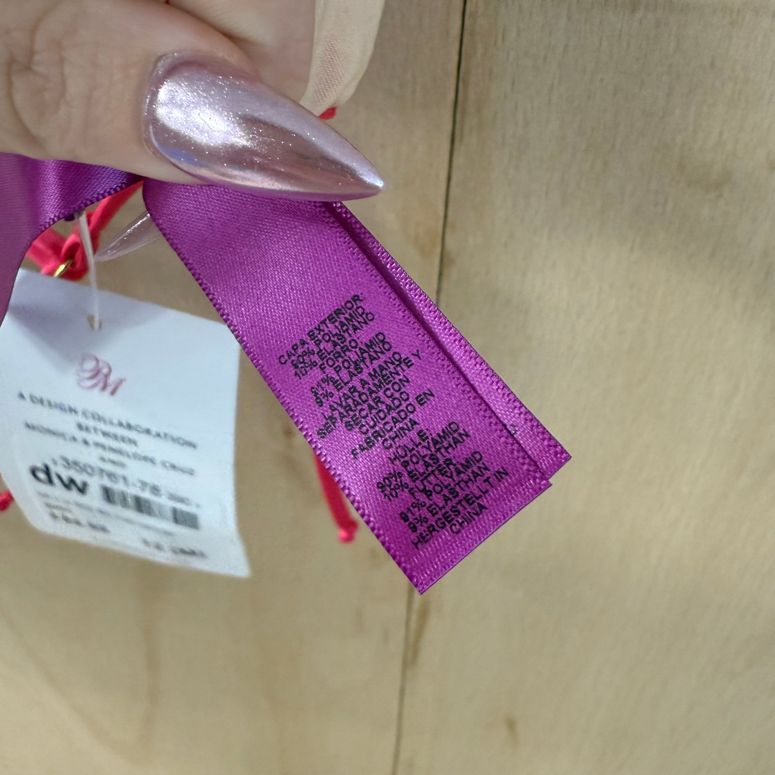 L'Agent provocateur pink bikini top size M brand new